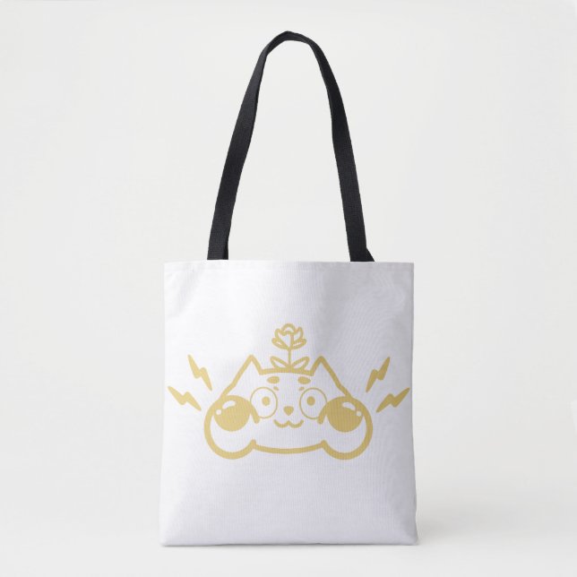 Zappy Chip the Cute Chipmunk Tote Bag (Front)