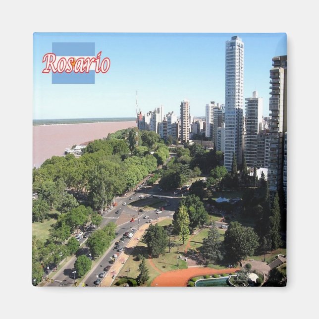 zAR024 ROSARIO, Argentina, America, Fridge Magnet (Front)