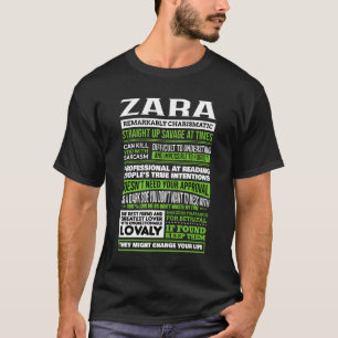 Zara Girl Name Definition T-Shirt