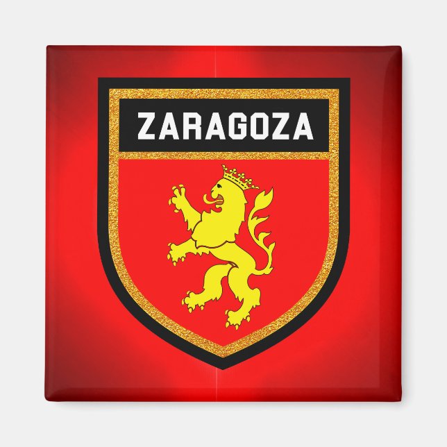 Zaragoza Flag Magnet (Front)