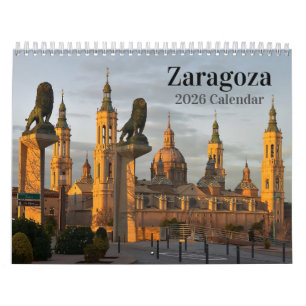 Zaragoza Spain 2026 Calendar 