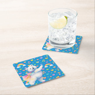 Zarah the Dancing Polar Bear • Paper Coasters