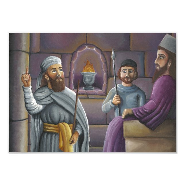 Zarathustra at the Court of King Vishtaspa Photo Print (Front)