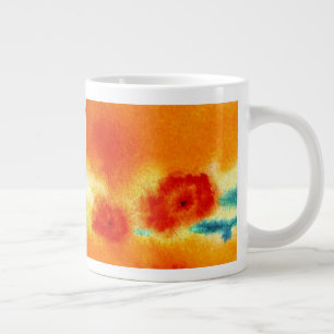 ...zarathustras flowers...art by Jutta Gabriel... Large Coffee Mug
