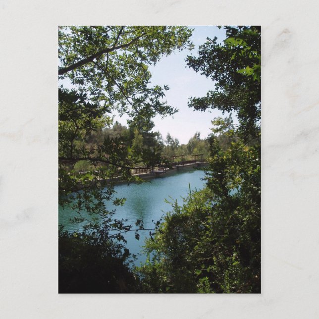 Zaros Lake Postcard (Front)