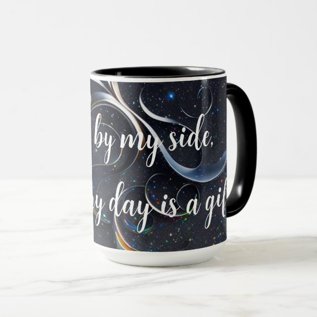 Zarte ornaments in blue mug (Front Right)