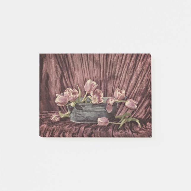 Zarte Tulpen Post-it Notes (Front)