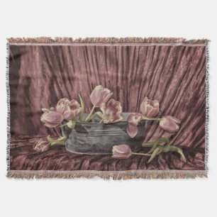 Zarte Tulpen Throw Blanket