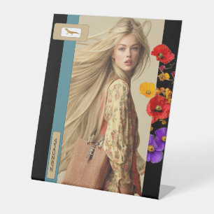 ZARZOMIA PEDESTAL SIGN