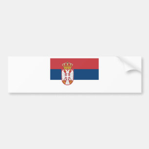 Zastava Srbije, Serbian flag Bumper Sticker
