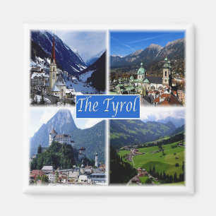 zAT007 THE AUSTRIAN TYROL, Austria, Fridge Magnet