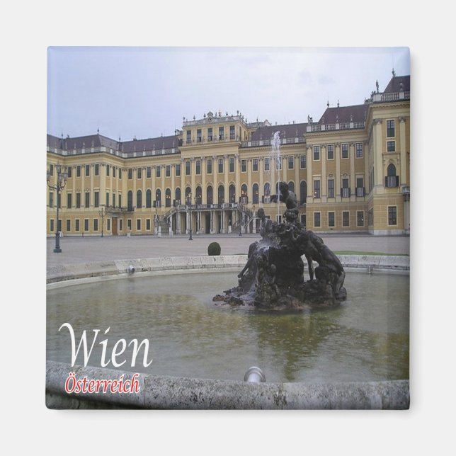 zAT011 VIENNA WIEN Austria, Fridge Magnet (Front)