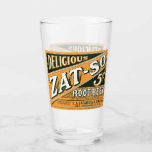 Zat-So 5¢ Root Beer Glass