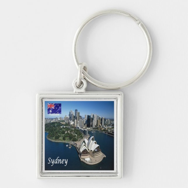 zAU026 SYDNEY Australia, Opera House, Key Ring (Front)