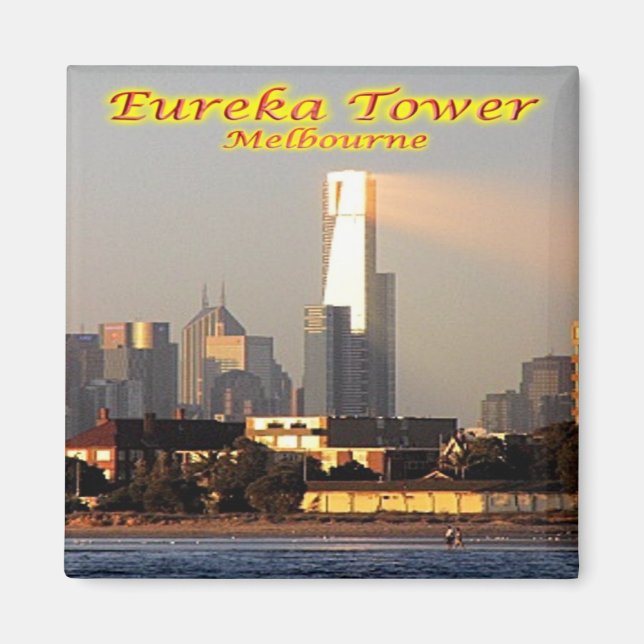 zAU053  MELBOURNE, EUREKA TOWER, Australia, Fridge Magnet (Front)