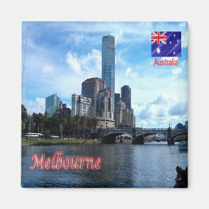 zAU072 MELBOURNE, Australia, Oceania, Fridge Magnet