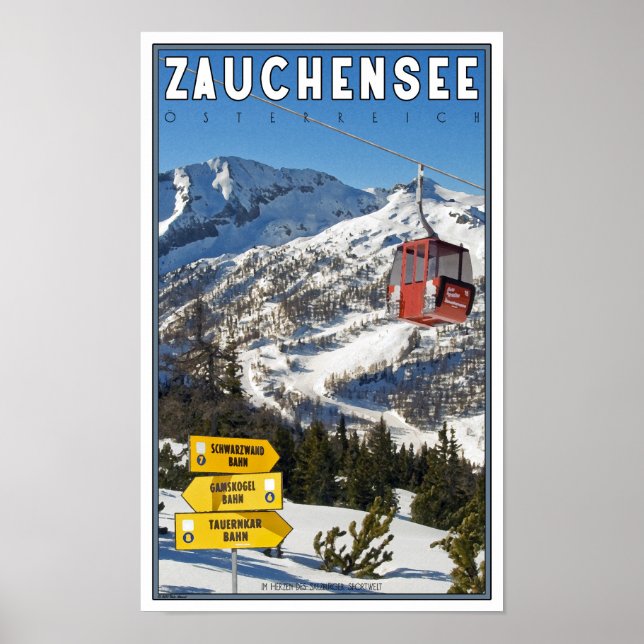 Zauba Ski Resort Poster (Front)