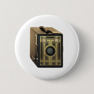 ZAZ425 Box Camera 6 Cm Round Badge