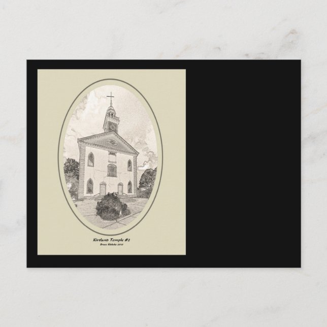 ZAZ435 Kirtland Temple #2 Postcard (Front)