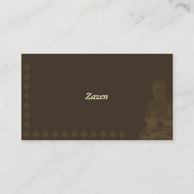 zazen business cards (Front)