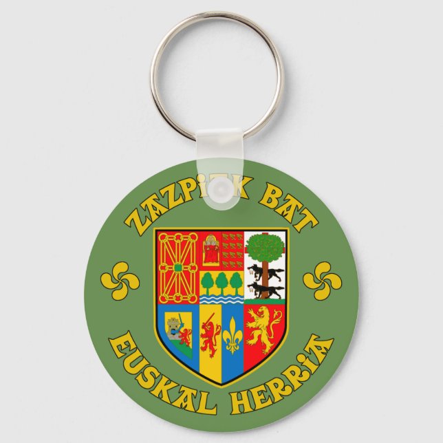 Zazpiak Bat Key Ring (Front)