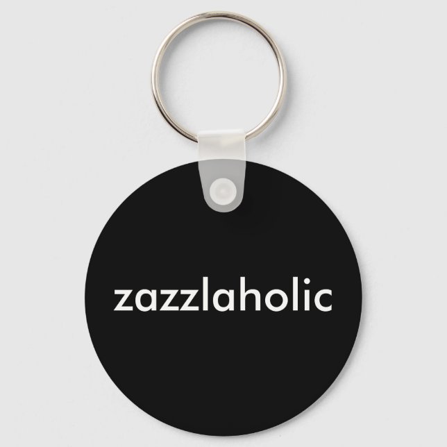 Zazzlaholic Key Ring (Front)