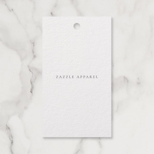 Zazzle Apparel Variety Draught tag (Back)