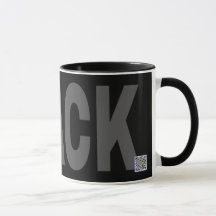 Zazzle black mug