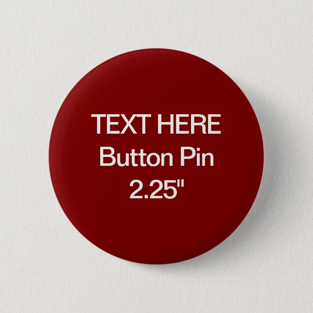 Zazzle Blank Custom 2 1/4" Standard Button (Front)