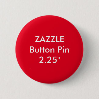 Zazzle Blank Custom 2 1/4" Standard Button RED