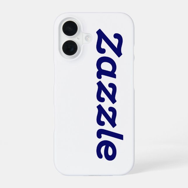 Zazzle Brand iPhone 16 Case (Back)