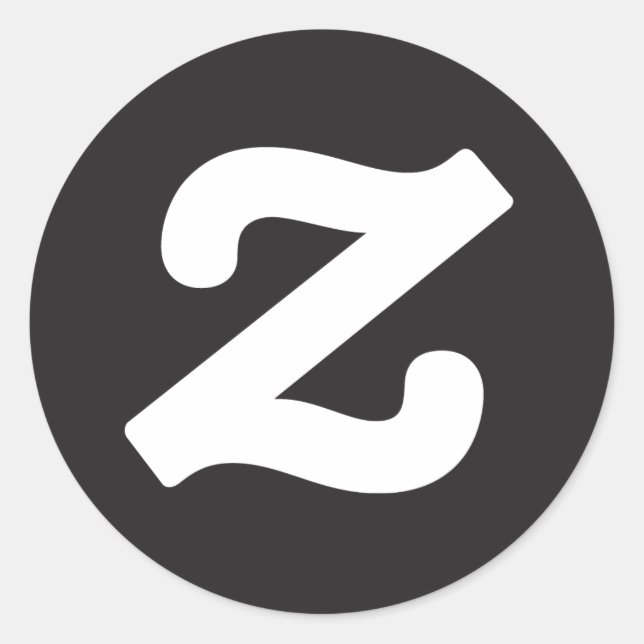 Zazzle CircleZ Classic Round Sticker (Front)