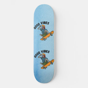 Zazzle good vibes skateboard