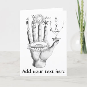 Zazzle Greeting Card Alchemy sign