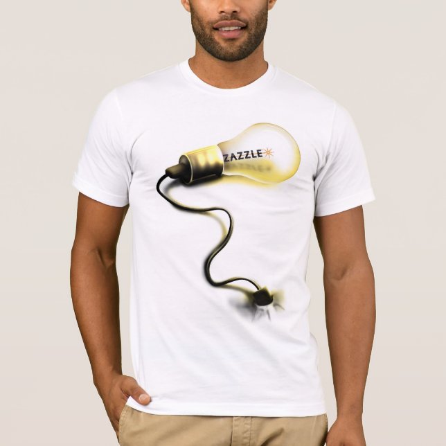 Zazzle Lightbulb T-Shirt (Front)