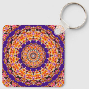 Zazzle Mandala KeyChain