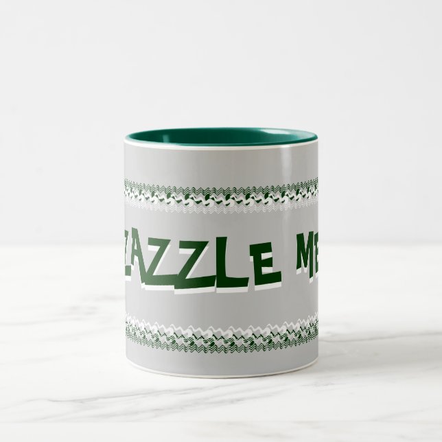 Zazzle Me Green Mug (Center)