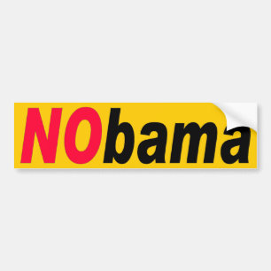 ZAZZLE NObama3 Bumper Sticker