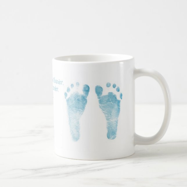 Zazzle Perfect Child Blue Coffee Mug (Right)