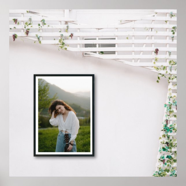 Zazzle photo design poster (Front)