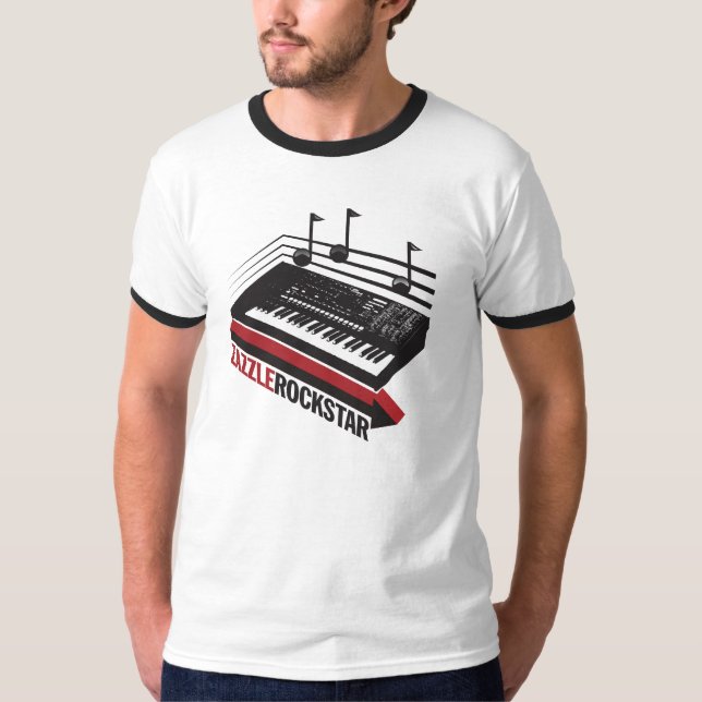Zazzle Rockstar T-Shirt (Front)