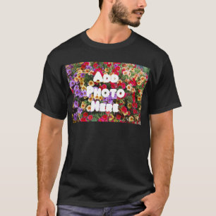 Zazzle Template Design My Own Photo Present Upload T-Shirt