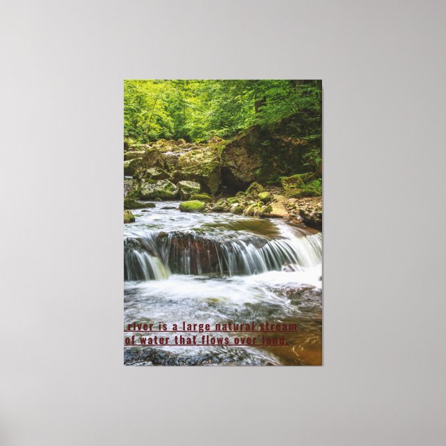 Zazzle water natural canvas paint  (Front)