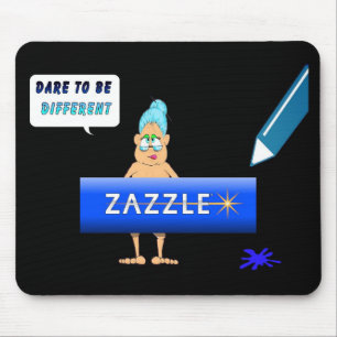 Zazzled Up Gladys Mouse Pad