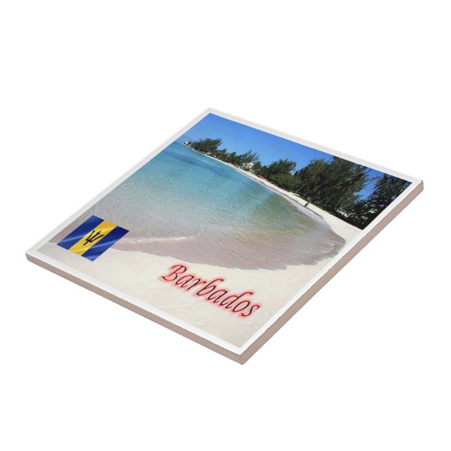 zBB007 BARBADOS The Beach, Sea View, Tile (Side)