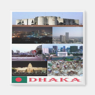 zBD004 DHAKA, Bangladesh, Asia, Fridge Magnet