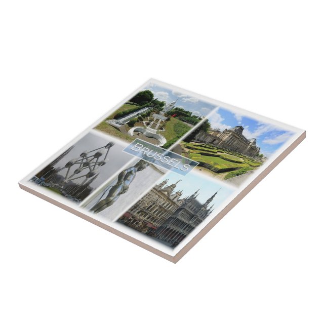 zBE005 BRUSSELS, Manneken Pis, Belgium, Tile (Side)