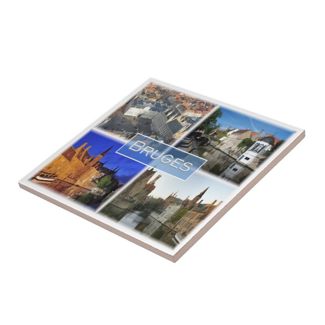 zBE007 BRUGES Belgium, Tile (Side)