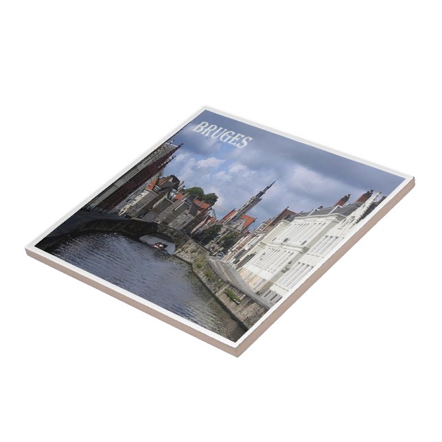 zBE032 BRUGES Belgium,  Tile (Side)