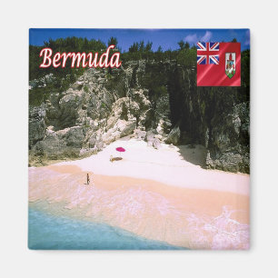 zBM010 BERMUDA, Beach, America, Fridge Magnet